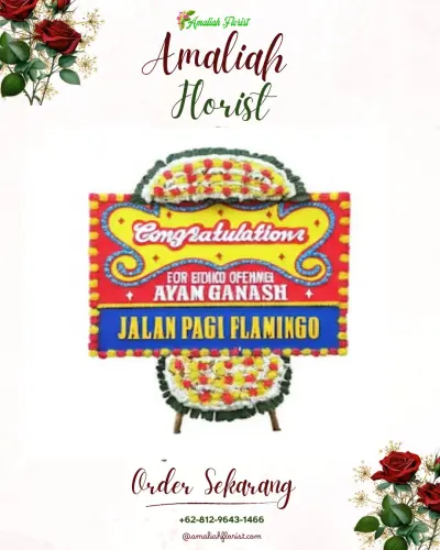 Bunga Papan Congratulation di Sukamaju Baru